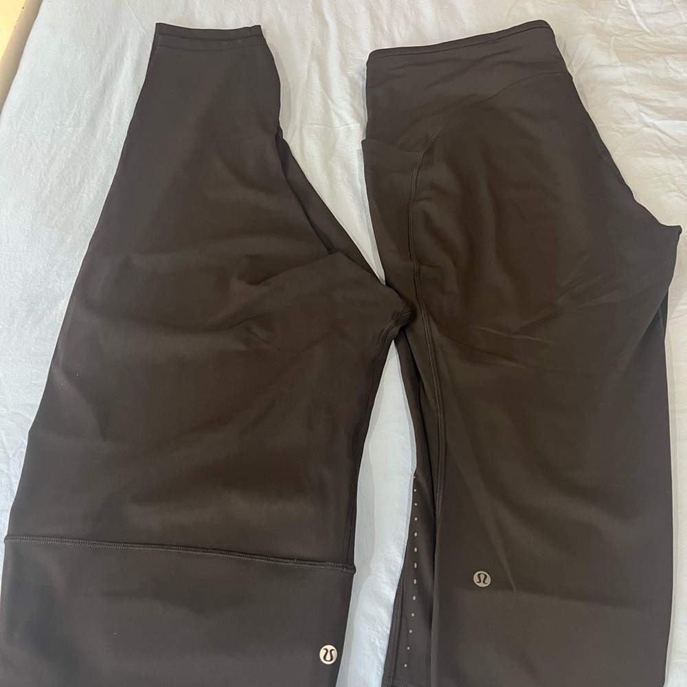 2 pairs -20”,of lululemon athletica Black Performance Leggings